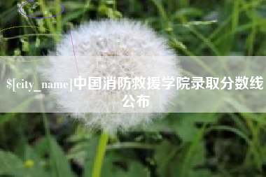 绍兴中国消防救援学院录取分数线公布