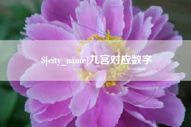 绍兴九宫对应数字