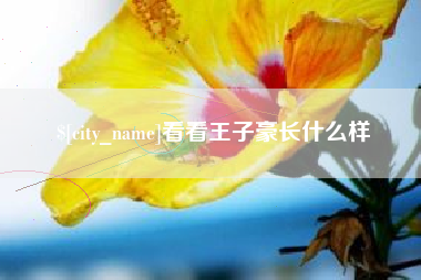 绍兴看看王子豪长什么样
