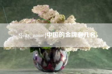 绍兴中国的金牌有几名