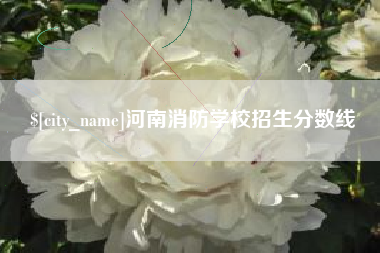 绍兴河南消防学校招生分数线