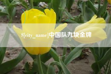 绍兴中国队九块金牌