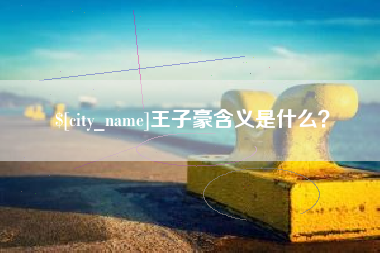 绍兴王子豪含义是什么？
