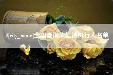 绍兴全国查询失信被执行人名单
