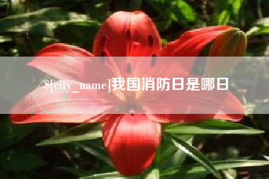 绍兴我国消防日是哪日