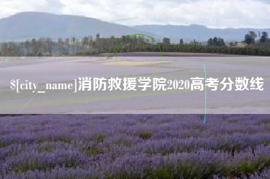 绍兴消防救援学院2020高考分数线