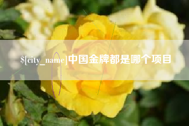 绍兴中国金牌都是哪个项目