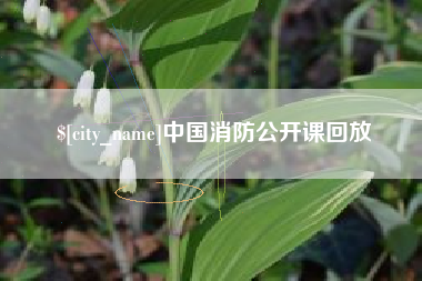 绍兴中国消防公开课回放