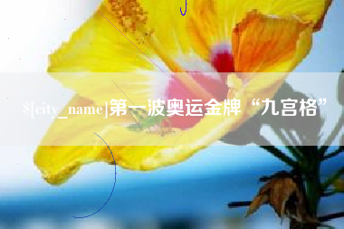 绍兴第一波奥运金牌“九宫格”