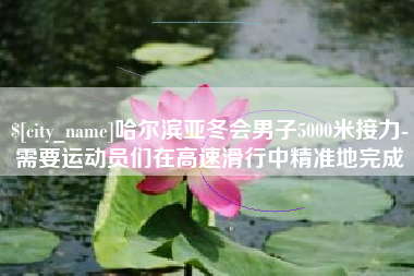 绍兴哈尔滨亚冬会男子5000米接力-需要运动员们在高速滑行中精准地完成
