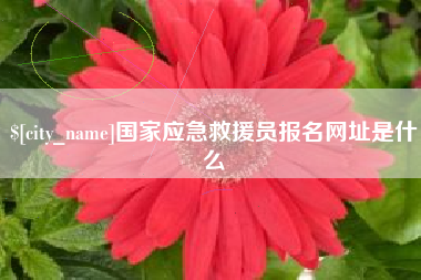 绍兴国家应急救援员报名网址是什么