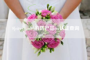 绍兴消防产品ccc认证查询