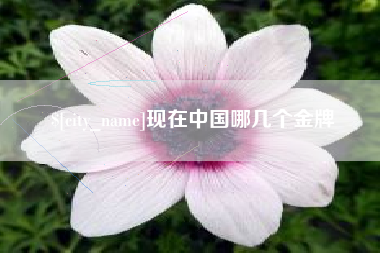 绍兴现在中国哪几个金牌