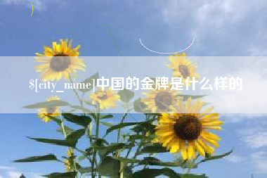 绍兴中国的金牌是什么样的